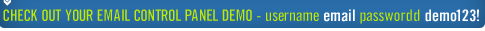 Email Control Panel Demo